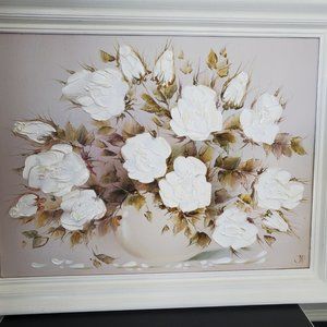 Original floral oil painting